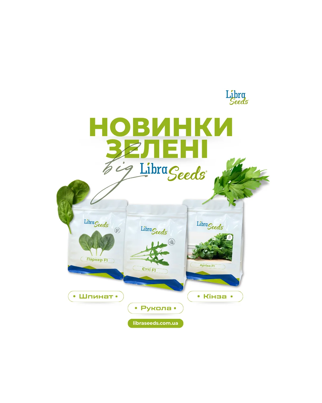 Фото к записи: НОВИНКИ ЗЕЛЕНИ 🌱